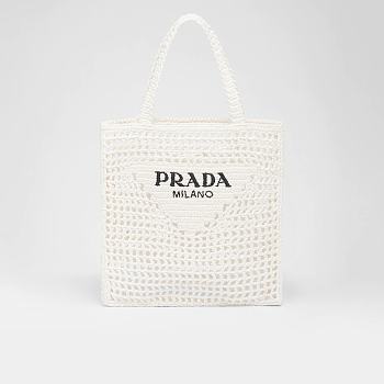 PRADA Raffia Tote Bag 1BG393