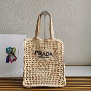 PRADA Raffia Tote Bag 1BG393 - 5