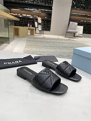PRADA New Quilted Nappa Leather Slipper - 1