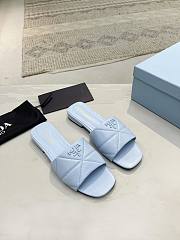 PRADA New Quilted Nappa Leather Slipper - 6