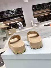 PRADA Quilted Nappa Leather Slides - 2