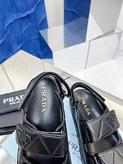 PRADA Padded Nappa Leather Sandals - 6