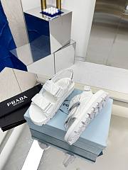 PRADA Padded Nappa Leather Sandals - 5