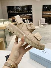 PRADA Padded Nappa Leather Sandals - 3