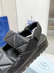 PRADA Padded Nappa Leather Sandals - 2