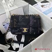 CHANEL Denim Quilted Mini Rectangular Flap Multicolor - 6