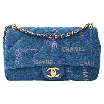 CHANEL CF Graffiti Cowboy Bag Medium