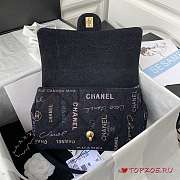 CHANEL CF Graffiti Cowboy Bag Medium - 2