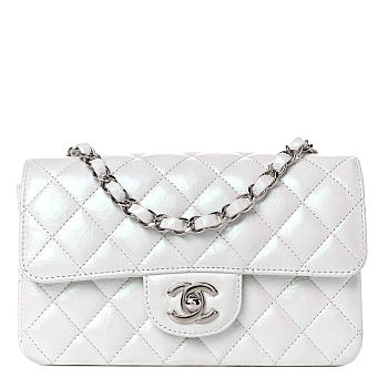 CHANEL SMALL CLASSIC IRIDESCENT HANDBAG