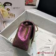 CHANEL SMALL CLASSIC IRIDESCENT HANDBAG - 2