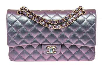 CHANEL MEDIUM CLASSIC IRIDESCENT HANDBAG