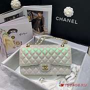 CHANEL MEDIUM CLASSIC IRIDESCENT HANDBAG - 5