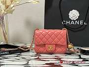 CHANEL Quilted CC Pearl Crush Mini Classic Lambskin CrossBody Bag - 3