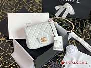 CHANEL Quilted CC Pearl Crush Mini Classic Lambskin CrossBody Bag - 2