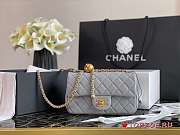CHANEL Lambskin Quilted Mini CC Pearl Crush Rectangular Flap - 3