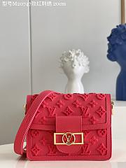 LV DAUPHINE ROSE FLUO MONOGRAM MINI - 5