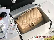 CHANEL Quilted Patent Leather Gloden-tone Classic Rectangular Mini Flap Bag - 4