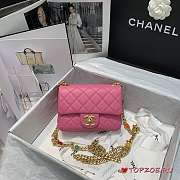 CHANEL MINI FLAP BAG WHITE  - 2