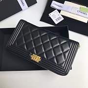 CHANEL WALLET A68722 BLACK - 6