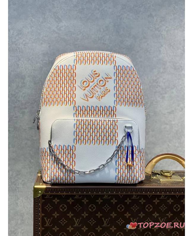 LV RACER DAMIER SPRAY BACKPACK M20664 - 1