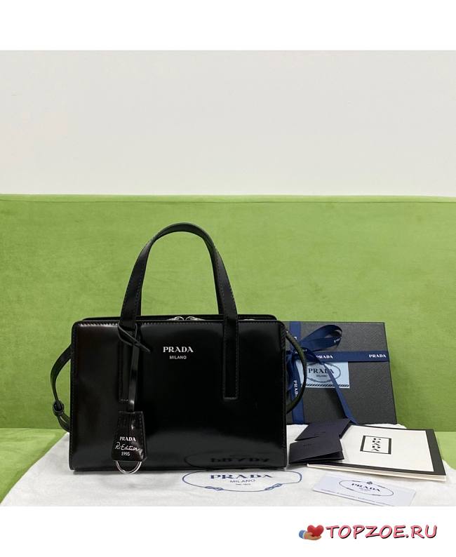 PRADA Re-Edition 1995 Brushed-leather Mini handbag - 1