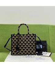 PRADA Small Symbole jacquard fabric handbag - 1