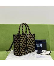 PRADA Small Symbole jacquard fabric handbag - 5