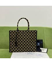 PRADA Large Symbole jacquard fabric handbag - 1