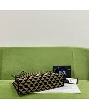 PRADA Large Symbole jacquard fabric handbag - 6