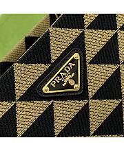 PRADA Large Symbole jacquard fabric handbag - 3