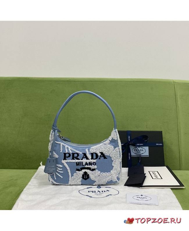 PRADA Re-Edition 2000 Embroidered Drill Mini bag - 1
