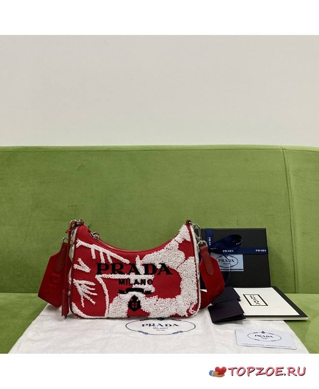 PRADA Re-Edition 2006 Embroidered Drill Shoulder bag - 1