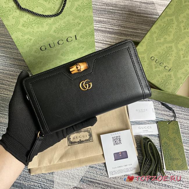 GUCCI DIANA ZIPPY WALLET 19CM - 1