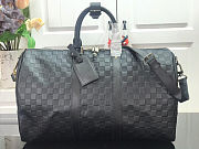 LV KEEPALL BANDOULIETRE BAG BLACK - 1
