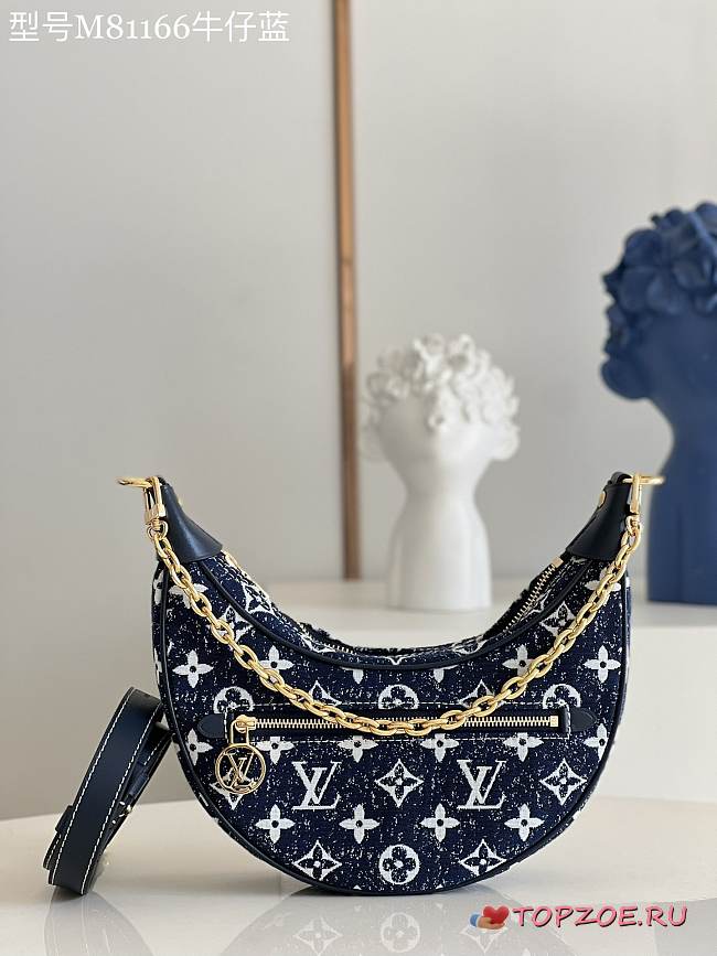 Louis vuitton loop bag blue - 1