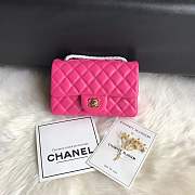 CHANEL LAMBSKIN CLASSIC FLAP BAG - 1