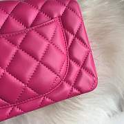 CHANEL LAMBSKIN CLASSIC FLAP BAG - 3