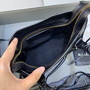 BALENCIAGA CITY MINI Copper BLACK BAG - 4