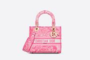 DIOR MEDIUM LADY D-LITE BAG Fluorescent Pink  - 1