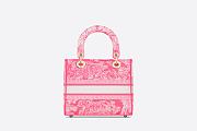 DIOR MEDIUM LADY D-LITE BAG Fluorescent Pink  - 5