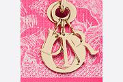 DIOR MEDIUM LADY D-LITE BAG Fluorescent Pink  - 6