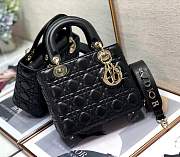Dior Lady Dior My ABCDIOR Bag Black - 1