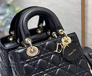 Dior Lady Dior My ABCDIOR Bag Black - 6