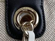 CHANEL Mixed Fibers Small Deauville Tote Beige Black - 6
