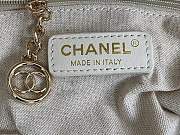 CHANEL Mixed Fibers Small Deauville Tote Beige Black - 2