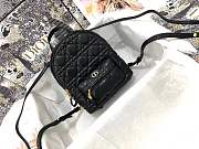Christian Dior Mini Backpack Black Cannage Lambskin - 1