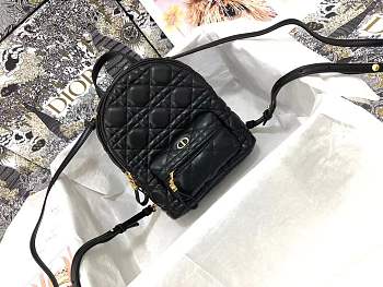 Christian Dior Mini Backpack Black Cannage Lambskin