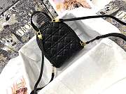 Christian Dior Mini Backpack Black Cannage Lambskin - 4