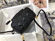 Christian Dior Mini Backpack Black Cannage Lambskin - 2