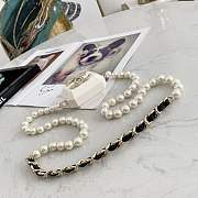CHANEL air pods pro case Necklace AB6425 Plastic Rhinestones artificial pearl - 5